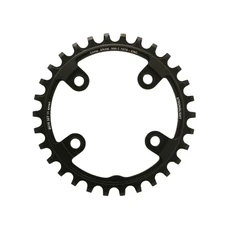 CHAINRING FOR MTB-FOR SINGLE- 30T. Ø76 BLACK -ALUMINIUM- 7075 STRONGLIGHT -4 ARMS- For Sram XX1 11 Speed