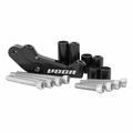 PATTE DE DEPORT D'ETRIER DE FREIN VOCA G-FORCE RACING POUR MBK NITRO, MACH G/YAMAHA AEROX, JOG R NOIR (LIVREE AVEC ENTRETOISE ET VIS)