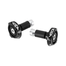 EMBOUT DE GUIDON VOCA V2 ALU CNC NOIR DIAM 14mm (PAIRE)