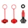 BEC VERSEUR/DE REMPLISSAGE AUTO-STOP POUR JERRYCAN/BIDON ESSENCE/CARBURANT PRESSOL POLYPROPYLENE ROUGE
