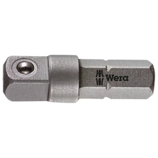 ADAPTATEUR/PORTE DOUILLE WERA 870/1 ELEMENT/TIGE DE LIAISON/CONNEXION 1/4 AVEC BILLE POUR DOUILLE A CARRE L 25 mm (VENDU A L'UNITE) -MARQUE ALLEMANDE POUR LES ATELIERS