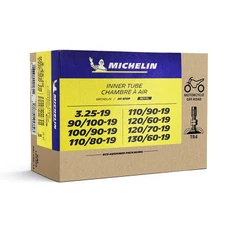 CHAMBRE A AIR 19'' 3.25-19, 100/90-19, 110/80-19, 110/90-19, 120/60-19 MICHELIN 19MF VALVE TR4