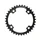 CHAINRING FOR ROAD BIKE- 4 Arms- 36T. -INNER- FX110 TYPE FSA GOSSAMER/SLK LIGHT/K-FORCE LIGHT BLACK TA 11 SPEED-.
