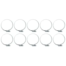 COLLIER DE SERRAGE METAL A CREMAILLERE 50 A 70mm (SACHET DE 10 PIECES) LARGEUR 9mm -SELECTION P2R