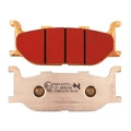 PLAQUETTE DE FREIN NEWFREN POUR YAMAHA 500 TMAX 2001>2003 AV, 900 XJ S DIVERSION 1995>2003 AV, 1300 STRYKER 2011> AV, 950 XV BOLT 2014 (L 102.5mm - H 41mm - P 10mm)  (FD0183TS)  (TOURING METAL FRITTE)