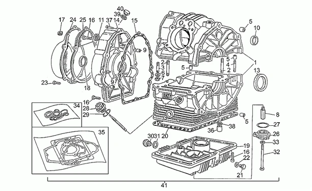 couvercles carter moteur