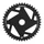 CHAINRING FOR EBIKE- DIRECT MOUNT 44 Teeth. Single- BLACK AMUMINIUM 7075 STRONGLIGHT (FOR BOSCH SYSTEM 3rd GENERATION)