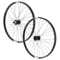 ROUES VTT 27,5" FIR GALAXIUM E.BIKE DISQUE 6 TROUS ALU NOIR CASSETTE SRAM XD 12V. AXE TRAVERSANT 15/110 ET 12/148 HAUTEUR/PROFIL 21 mm (PAIRE) - TUBELESS READY VAE