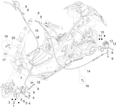 Tuyaus du freins - Etriers de frein