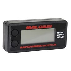 COMPTE TOURS DIGITAL MALOSSI RAPID SENSE SYTEM 0 A 15 000 TRS/MIN + THERMOMETRE POUR LE CIRCUIT DE REFROIDISSEMENT LIQUIDE -25-C A 250-C ET COMPTEUR D'HEURE