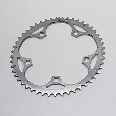 PLATEAU ROUTE 5BRA D.130 MICHE 46DTS EXTERIEUR TYPE SHIMANO ARGENT 9/10V. (OFFRE SPECIALE)