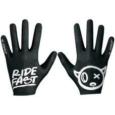 GANTS VELO VTT LONG GIST FASTER RIDE FAST NOIR L (PAIRE SUR CARTE) SANS VELCRO COMPATIBLE ECRAN TACTILE -5551