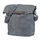 SACOCHE ARRIERE VELO LATERALE SAC BANDOULIERE BASIL CITY SHOPPER GRIS CLAIR DROIT/GAUCHE 14-16L FIXATION HOOK-ON PORTE BAGAGE FERMETURE PLIANT ANTI-PLUIE