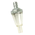 FILTRE A ESSENCE CONIQUE ACIER DIAM 8 mm TRANSPARENT/ARGENT (VENDU A L'UNITE) -OMG