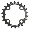 CHAINRING FOR MTB 22T. Ø64 2X10 "INNER" BLACK STRONGLIGHT -4 ARMS- SRAM XO+SHIMANO (EXCEPT XT/XTR) NON THREADED - thickness 3,5mm