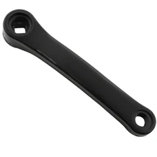 LEFT CRANK ARM- 170mm- NEWTON - STEEL PLASTIC COATED-BLACK