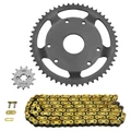 CHAIN AND SPROCKET KIT FOR DERBI 50 SENDA SM CLASSIC 1999>2002  420  13x53 (BORE Ø 53mm + OFFSET) (OEM SPECIFICATION)  -AFAM-
