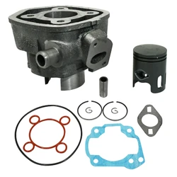 CYLINDRE SCOOT ADAPTABLE MBK 50 NITRO, MACH G/YAMAHA 50 AEROX, JOG R/MALAGUTI 50 F12, F15 LIQUIDE/APRILIA 50 SR LIQUIDE -P2R FONTE AVEC PISTON GRAPHITE