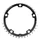 CHANRING FOR ROAD BIKE-5 arms- 39T. Ø130 -MIDDLE- BLACK -ALUMINIUM- 7075 STRONGLIGHT 9/10 Speed (SHIMANO TYPE)