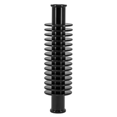 RADIATEUR/REFROIDISSEUR DE DURITE D'EAU ALU CNC NOIR FORME ROND (133 x 35 mm, FIXATION DURITE 17 mm) -REPLAY