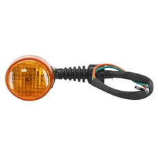 CLIGNOTANT SCOOT ADAPTABLE MBK 50 NITRO / YAMAHA 50 AEROX AR NOIR CABOCHON ORANGE A AMPOULE (VENDU A L'UNITE) -SELECTION P2R