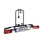 BICYCLE RACK- "ON DECK"- EUFAB CROW - 2 BIKES ON THE TRAILER COUPLING - QUICK LOCK - MAX LOAD 50KGS