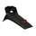 BAVETTE/GARDE BOUE AR SCOOT ADAPTABLE PIAGGIO 50 TYPHOON 1997>2009 NOIR  -P2R-