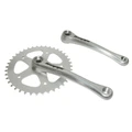 CHAINSET FOR URBAN BIKE- STRONGLIGHT SL55 -ALUMINIUM- -SILVER- 170mm 40T. CHAIN 2.38 (TAPERED SQUARE 115mm)