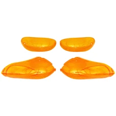CABOCHON CLIGNOTANT SCOOT ADAPTABLE GILERA 50 STALKER AV+AR 1997>2000 ORANGE (x4) -REPLAY
