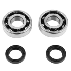 BEARING FOR CRANKSHAFT+SEALS FOR SCOOT P2R FOR PEUGEOT 50 LUDIX, SPEEDFIGHT 3, JET FORCE (KIT 6204 TPI POLYAMID CASE C4/ NITRILE SEALS )