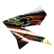 DECAL- FRONT LEFT COWL "PIAGGIO GENUINE PART" 50 GILERA SMT/RCR 2015> LIMITED -2H001206