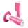GRIP- PROGRIP OFF ROAD 801 DUAL DENSITY - FLUO DESIGN WHITE/FUCHSIA 115mm (PAIR) (CROSS/MX)