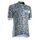 MAILLOT GIST HOMME MAGLIA MANCHES COURTES ZIP TOTAL NOIR/BLANC S -5344