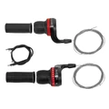 GEAR SHIFTERS SET-FOR MTB- VENTURA GRIPSHIFT 3x7 Speed. (PAIR)