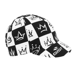CASQUETTE VELO STYLE KING DECO NOIR/BLANC