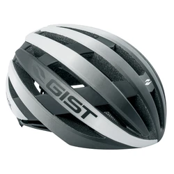CASQUE VELO ADULTE GIST ROUTE REVOL BLANC/NOIR FEMME ET JUNIOR FULL IN-MOLD TAILLE 52-55 REGLAGE MOLETTE