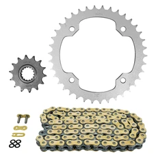KIT CHAINE ADAPTABLE YAMAHA 450 YZF R 2009>2020 520 14x38 (DIAM COURONNE 125/145/10.5) (DEMULTIPLICATION ORIGINE) -AFAM