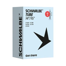 CHAMBRE A AIR VELO 350 x 35A - 14" SCHWALBE VALVE PRESTA TOUT ALU (37-288 à 40-305) (SV2)