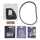 KIT/PACK ENTRETIEN SCOOT ADAPTABLE PEUGEOT 50 TKR, TREKKER, SPEEDFIGHT, BUXY (AJP) ( GALET 9G) -RMS