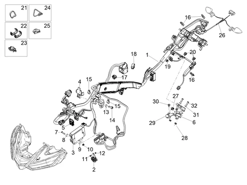 Circuit electrique AV