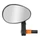 MIRROR FOR BICYCLE-LEFT/RIGHT- NEWTON OVAL SHAPED - ADJUSTABLE -ON BAR END FITTING (DIMENSIONS 11cm x 7cm)