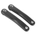 MANIVELLE DROITE + GAUCHE VAE / E-BIKE LONGUEUR 170mm ALU NOIR ISIS POUR MOTEUR ANANDA, (PAIRE)