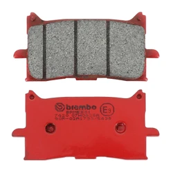 PLAQUETTE DE FREIN BREMBO POUR HONDA 600 CB F HORNET 1998>2012 AV, 650 CBR F 2014>2020 AV/KAWASAKI 650 Z650 2017> AV/TRIUMPH 675 STREET TRIPLE 2008>2017 AV (ROUTE METAL FRITTE) -07HO62SA