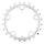 CHANRING FOR ROAD BIKE- 5 arms - 24T. Ø74 TRIPLE SILVER -ALUMINIUM- 7075 STRONGLIGHT 9/10 Speed