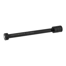 AXE TRAVERSANT / BLOCAGE ROUE ARRIERE RACKTIME THRU AXLE FILETAGE m12x1.5mm POUR 12X142 NOIR (LONGUEUR TOTAL 169 mm)