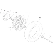 Roue avant