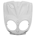FRONT FAIRING FOR SCOOT MBK 50 STUNT/YAMAHA 50 SLIDER GLOSS WHITE  (FOR HEADLIGHT)- SELECTION P2R