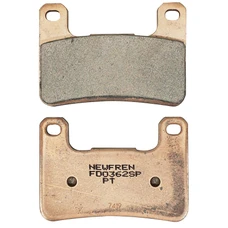 PLAQUETTE DE FREIN NEWFREN POUR KAWASAKI 1000 Z 2010> AV, 1000 ZX-10R NINJA 2008>2015 AV / SUZUKI 1000 GSX-R 2004>2011 AV, 1300 GSX-R HAYABUSA 2008>2012 AV  (FD0362SP)  (SPORT TT PRO METAL FRITTE)