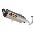 POT MAXISCOOTER AKRAPOVIC POUR YAMAHA 125 XMAX ABS 2017>2020 (SILENCIEUX SEUL SILVER) (S-Y125SO5-HRSS/1) (HOMOLOGUE CE)