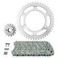CHAIN AND SPROCKET KIT FOR HONDA 700 XLV TRANSALP ABS 2008>2013, XL VA TRANSALP ABS 2008>2013  525  15x47  (Ø SPROCKET 130/150/10.5)  (OEM SPECIFICATIONS)  -AFAM-